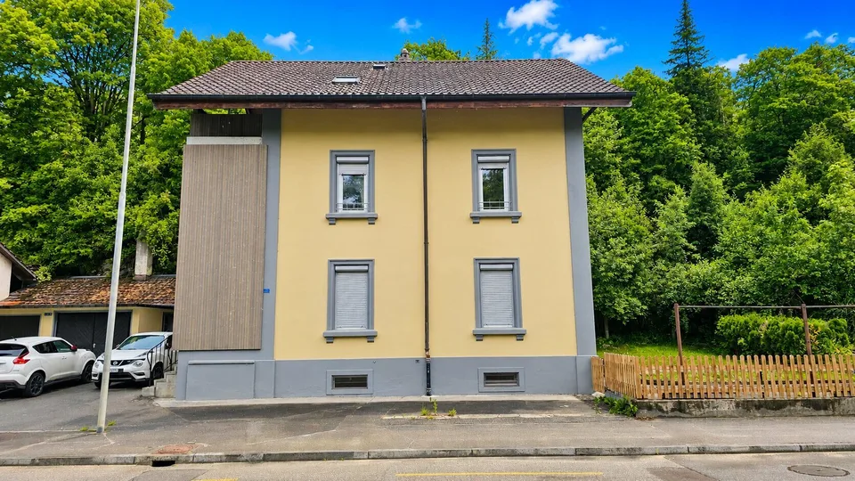 À louer à Courrendlin appartement au 1er étage de 4.5 pièces
