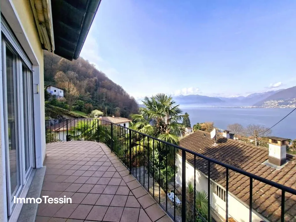 Ferienhaus mit traumhafter Seesicht auf den Lago Maggiore