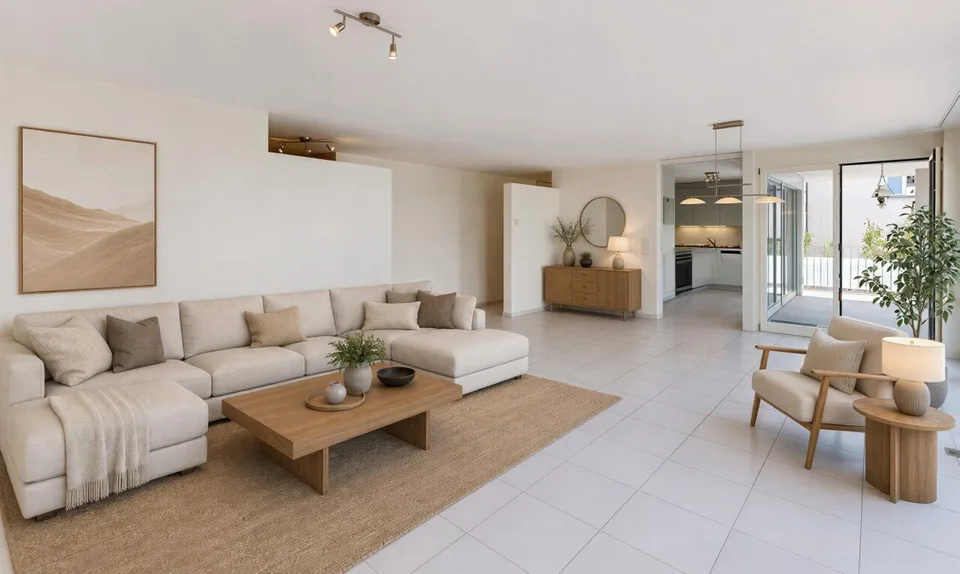 Ampio appartamento in proprietà con balcone di 27 m² in una zona residenziale tranquilla