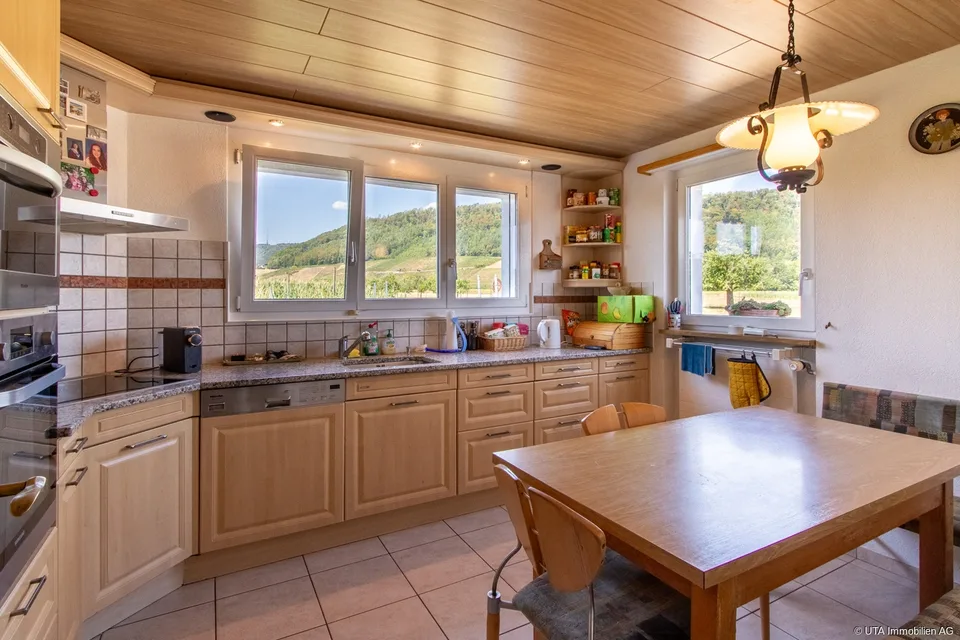 Einfamilienhaus mit wunderschönem Garten, direkt angrenzend an die Lan