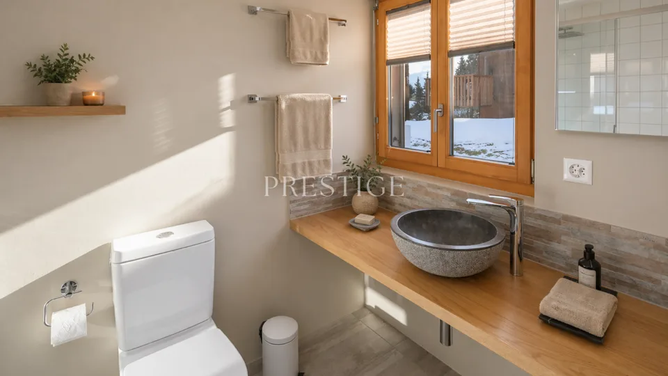 Family chalet or bright pied-à-terre in Anzère