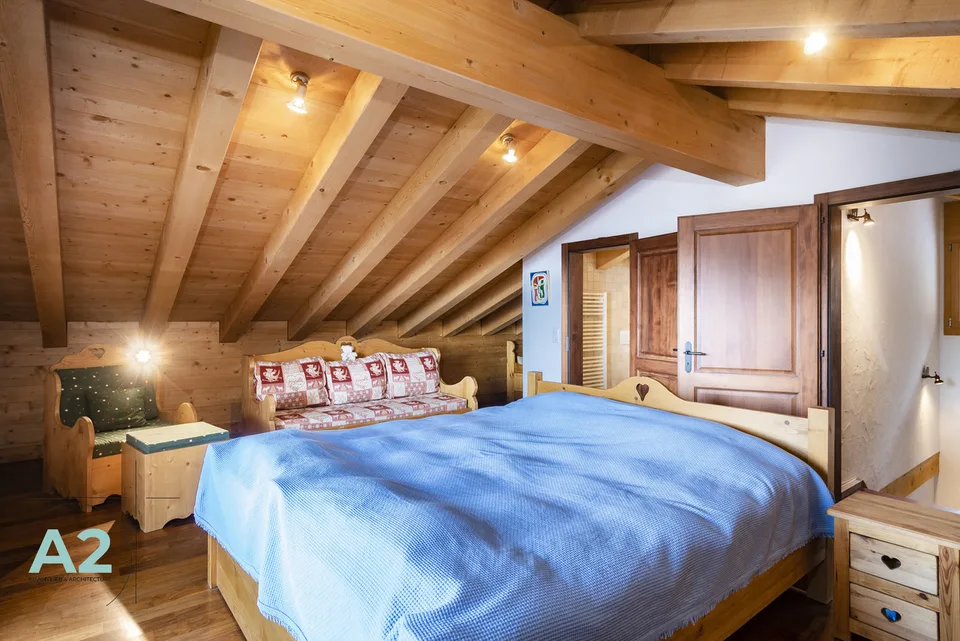 Chalet con vista mozzafiato sulla valle e le Alpi