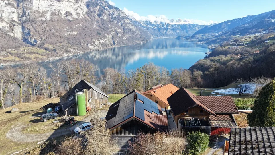 Charmantes Einfamilienhaus mit Seeblick in Filzbach