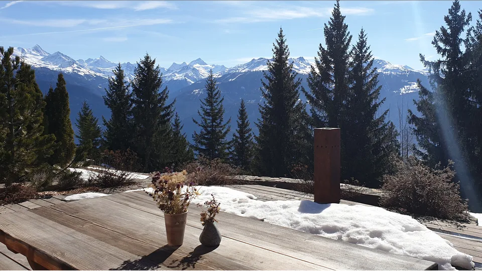 POSIZIONE Chalet familiare con vista panoramica sulle Alpi