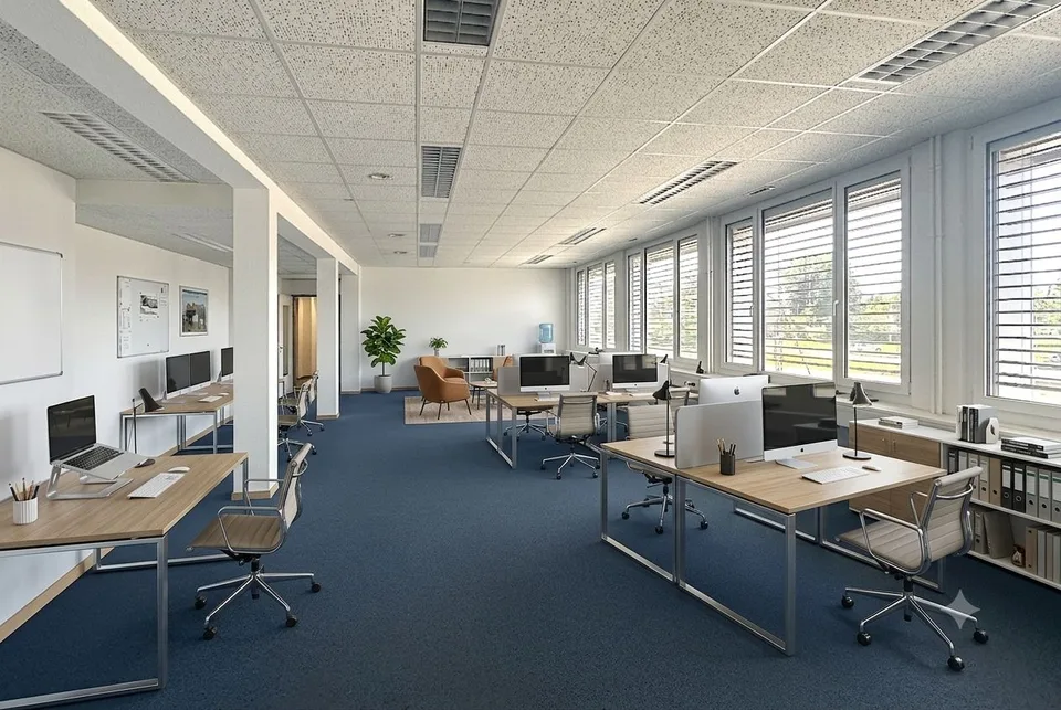 Intero piano di uffici al 1° piano - 300 m²