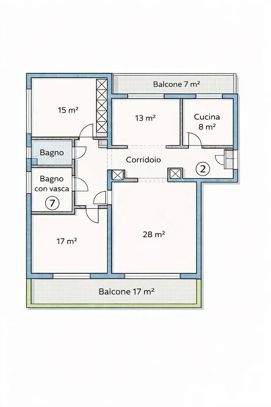 Muralto - Elegante appartamento di 4,5 locali con 150 m2 e vista lago