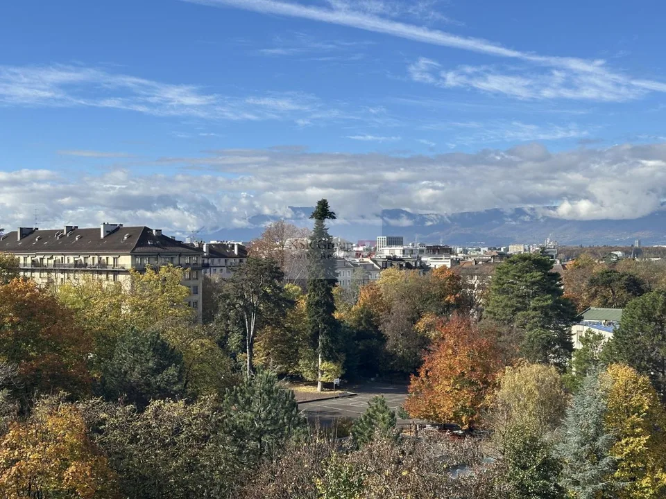 Malagnou - Appartement en Attique Rénové avec Terrasse et Vue sur le Lac