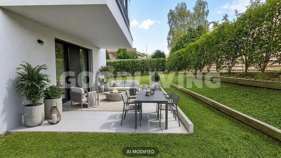 Stylish Garden Apartment with Private Garden and Modern Living Comfort