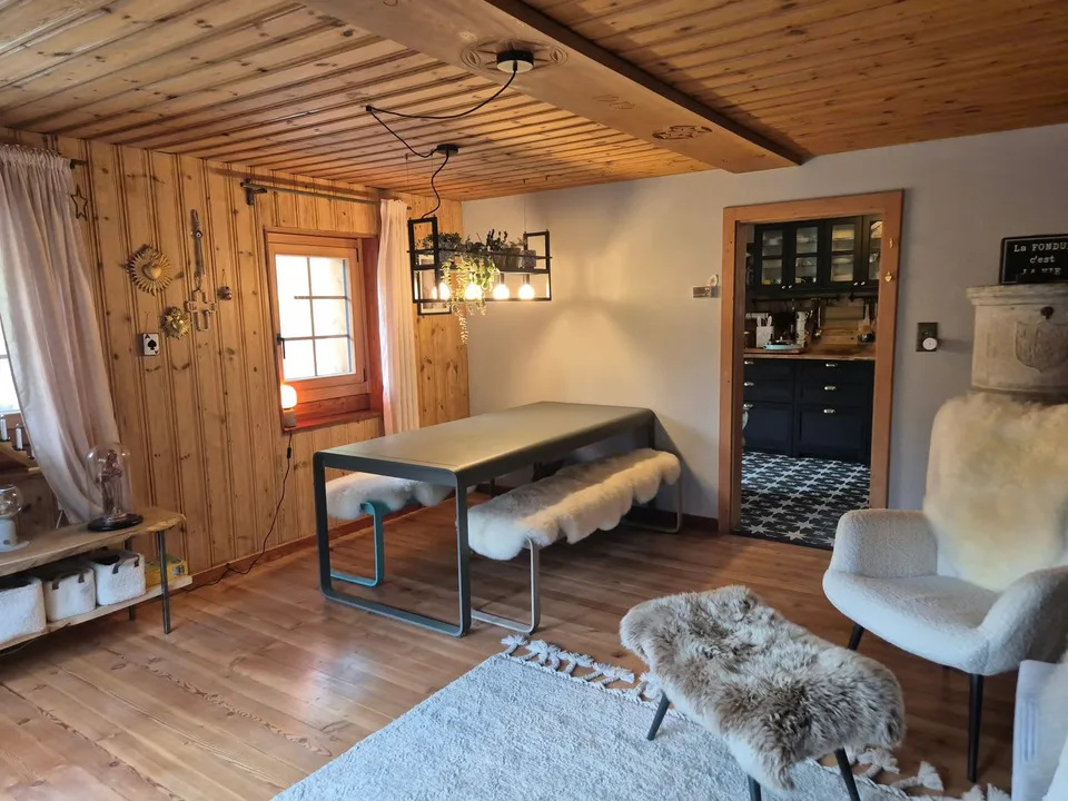 Gemütliche Wohnung in authentischem Dorfhaus - Lannaz/Evolène - 70 m2 – Foto 6 von 15