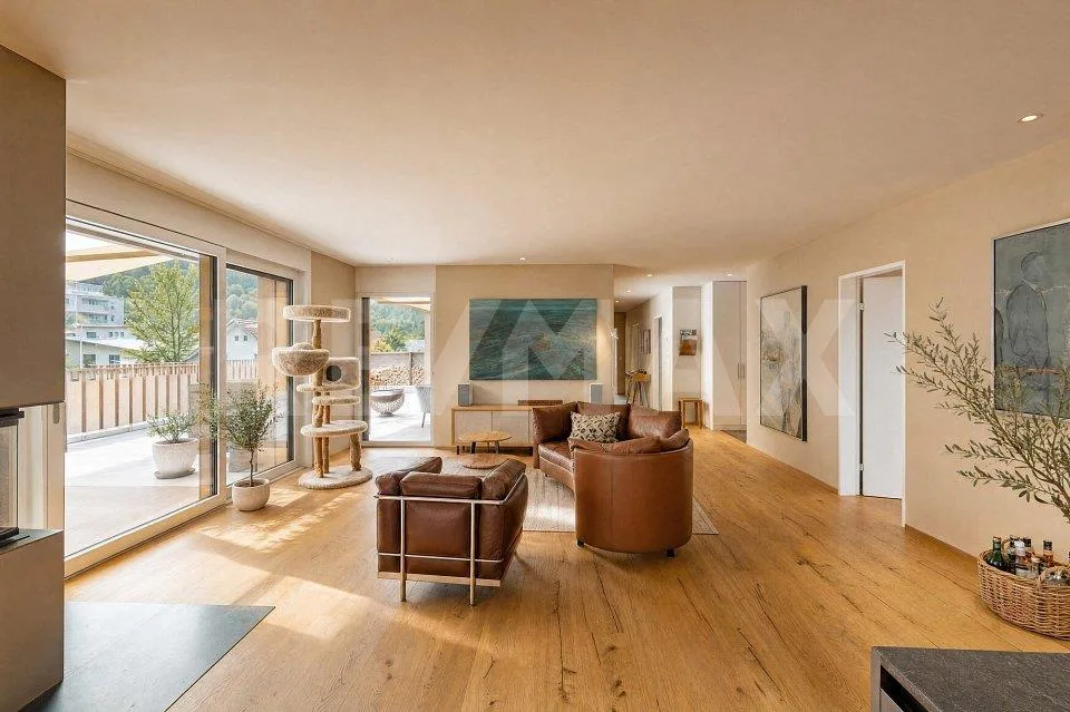 Luxurious and modern penthouse with charm and character