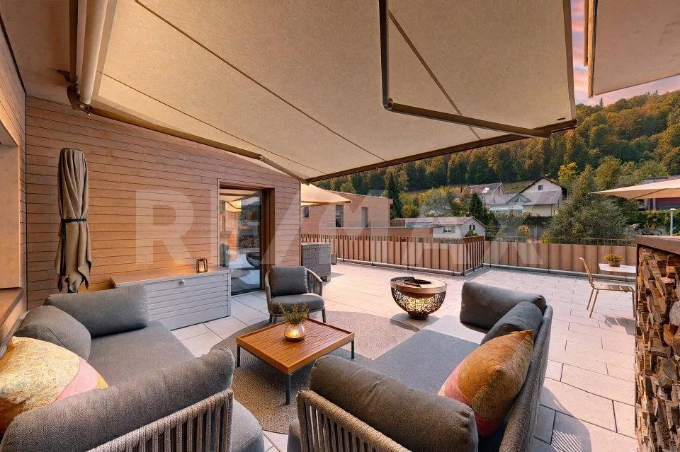 Luxurious and modern penthouse with charm and character
