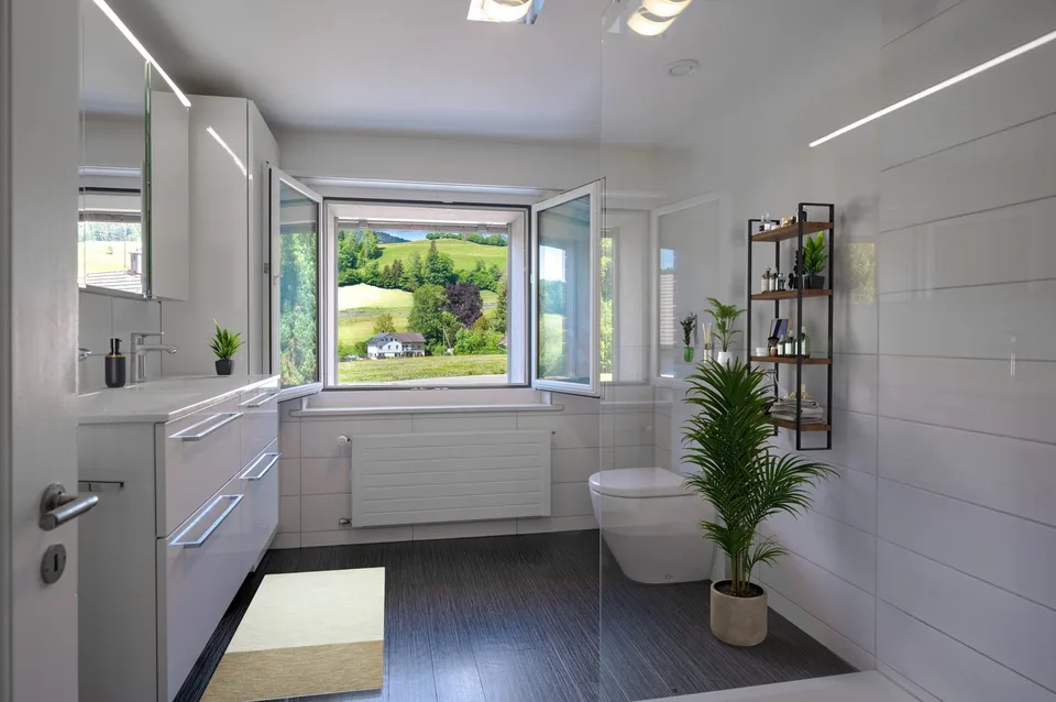 Exklusives Landhausidyll mit 3’874 m² Land, grossem Naturteich und Alpenblick