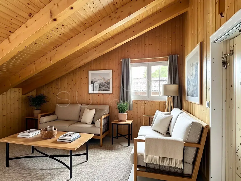Un chalet, un'area boschiva privata, uno stile di vita – Prafirmin, Savièse