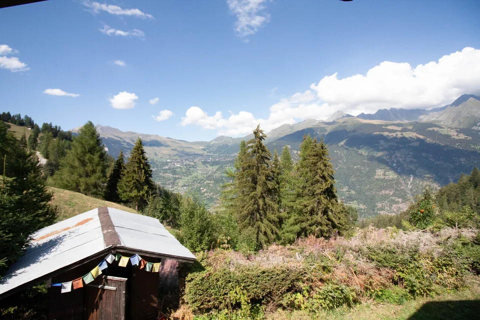 Typisches Chalet mit großem Garten
