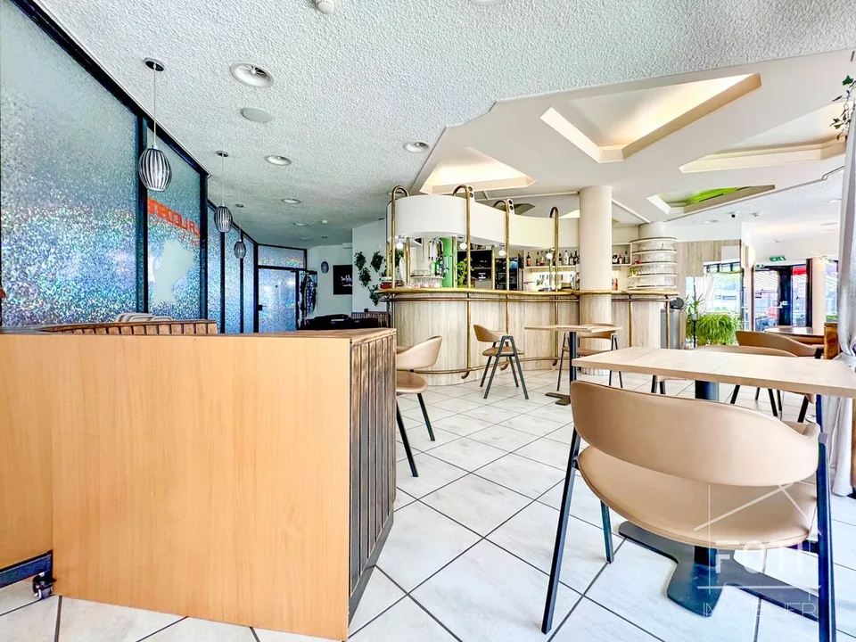 Commercial space with terrace.