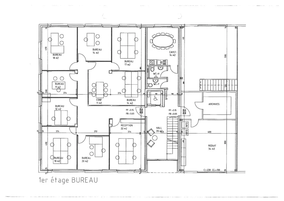 Locaux commerciaux / bureaux d'env. 220 m2 à Estavayer-le-Lac / FR