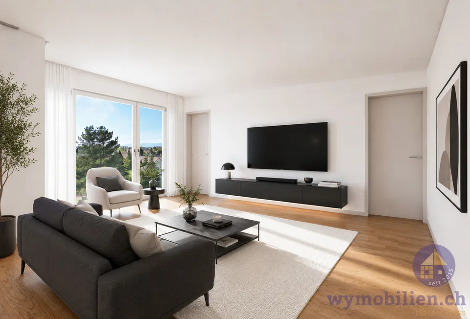 4.5-Zimmer-Neubauwohnung mit Weitblick in Kirchberg