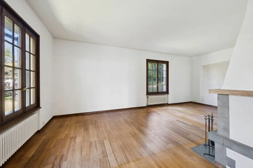 Maison individuelle de 5 pièces sur un grand terrain à Blonay VD avec vue sur le lac et les montagnes