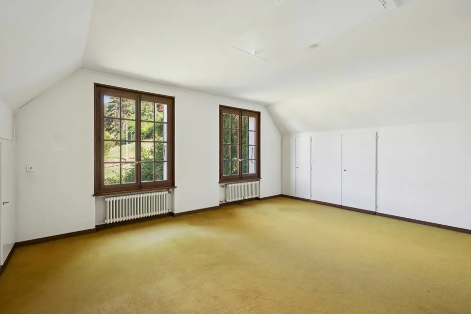Maison individuelle de 5 pièces sur un grand terrain à Blonay VD avec vue sur le lac et les montagnes