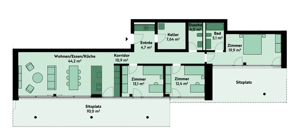 Exclusive First Occupancy Apartment with Lake View in Oberägeri