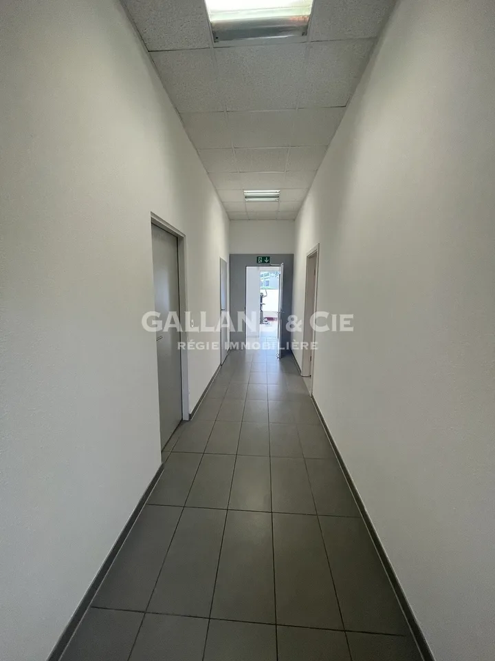 Commercial premises on the ground floor.