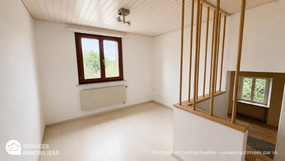 Charming 90m2 apartment with rural view