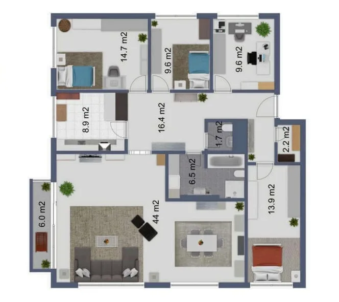 Helle 5.5-Zi.-Wohnung mit Balkon in Zollikofen mieten