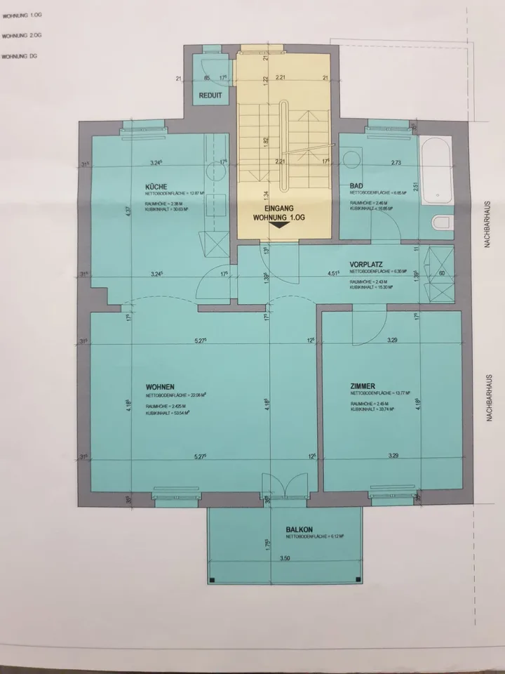 Appartement lumineux 2.5 pièces avec parking à Grenchen