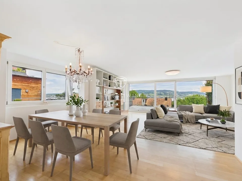 Casa a schiera di 5,5 locali con vista panoramica e terrazza a Horgen