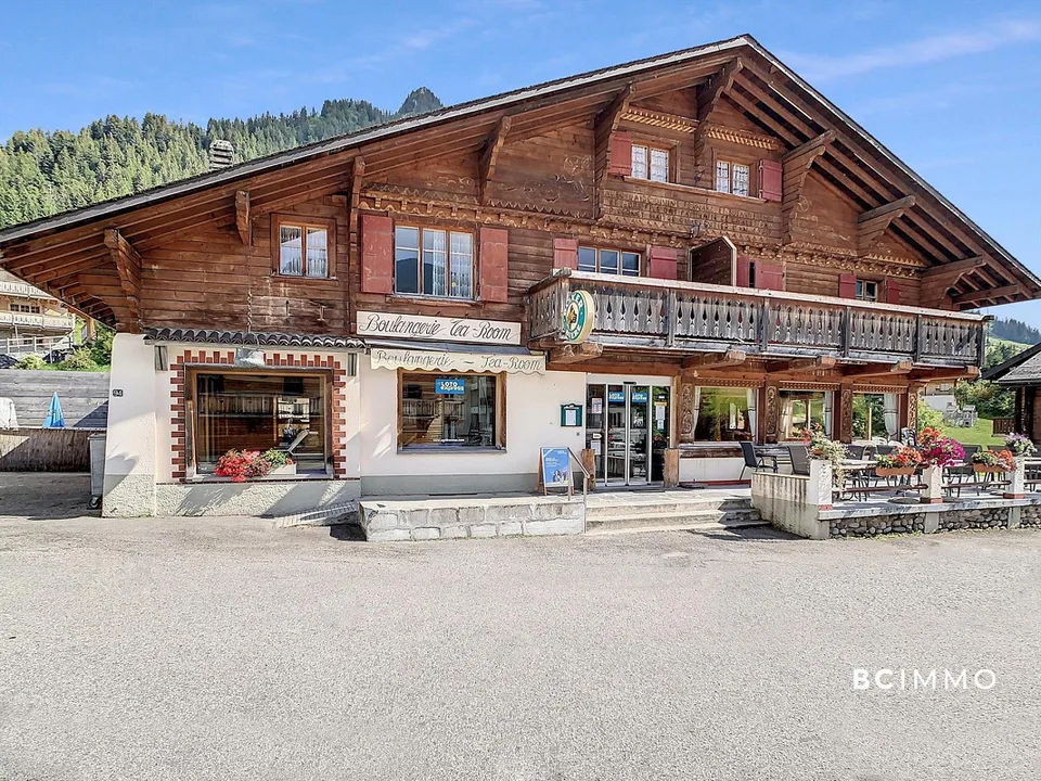 Chalet composé de deux appartements et un commerce