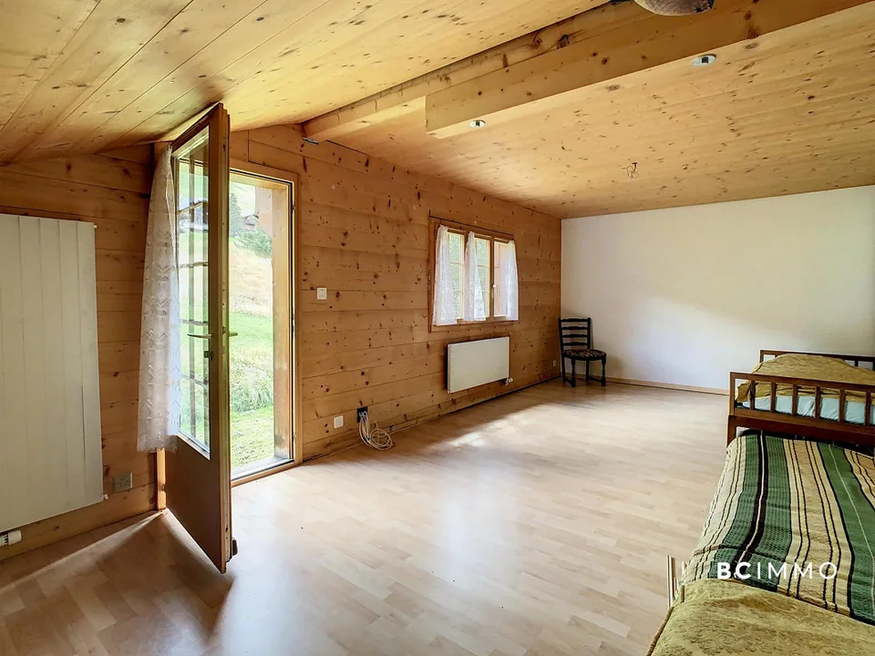 Chalet bestehend aus zwei Wohnungen und einem Geschäft