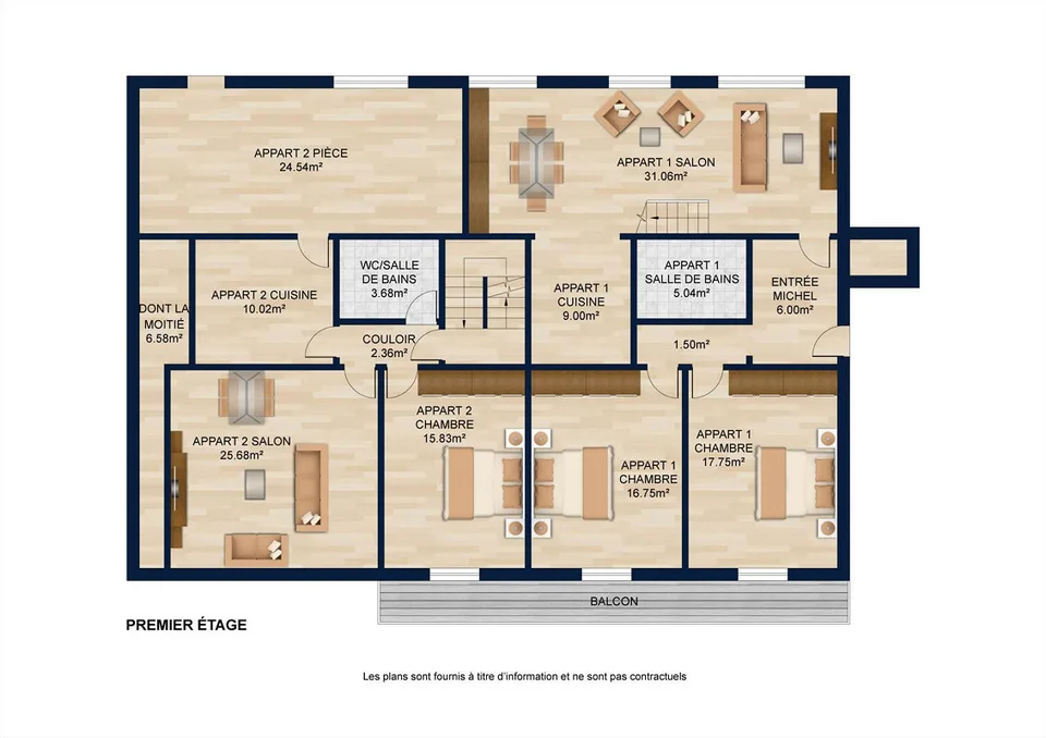 Chalet bestehend aus zwei Wohnungen und einem Geschäft