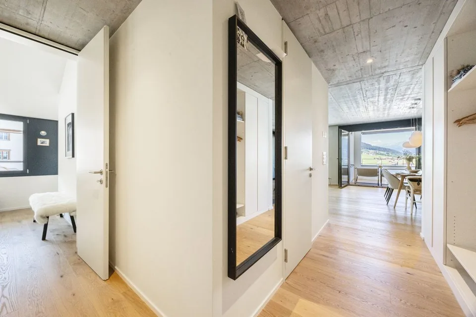 Exclusive 3½-room apartment in Scandinavian style in Obersaxen