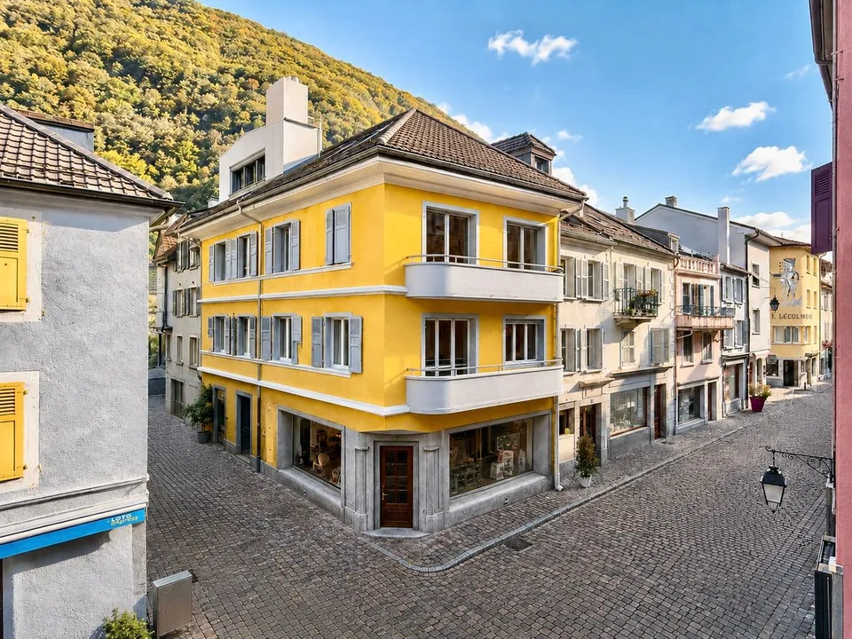 EDIFICIO DI REDDITO NEL CUORE DELLA CITTÀ DI ST-MAURICE