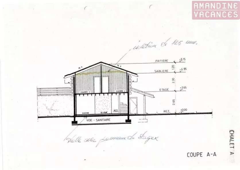 Chalet con 3 camere da letto