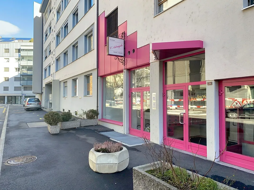 Surface commerciales au centre-ville de Sion
