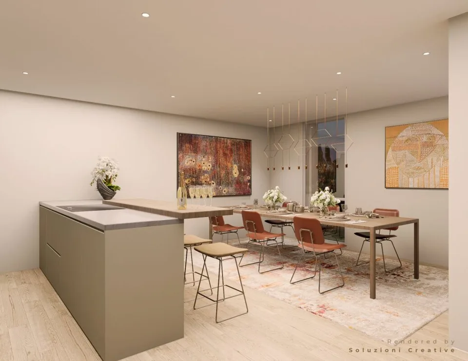 Penthouse de 4,5 pièces avec grande terrasse dans un quartier calme