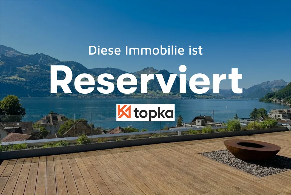 5.5-Zimmer-Maisonette mit unverbaubarer Seesicht, Gersau