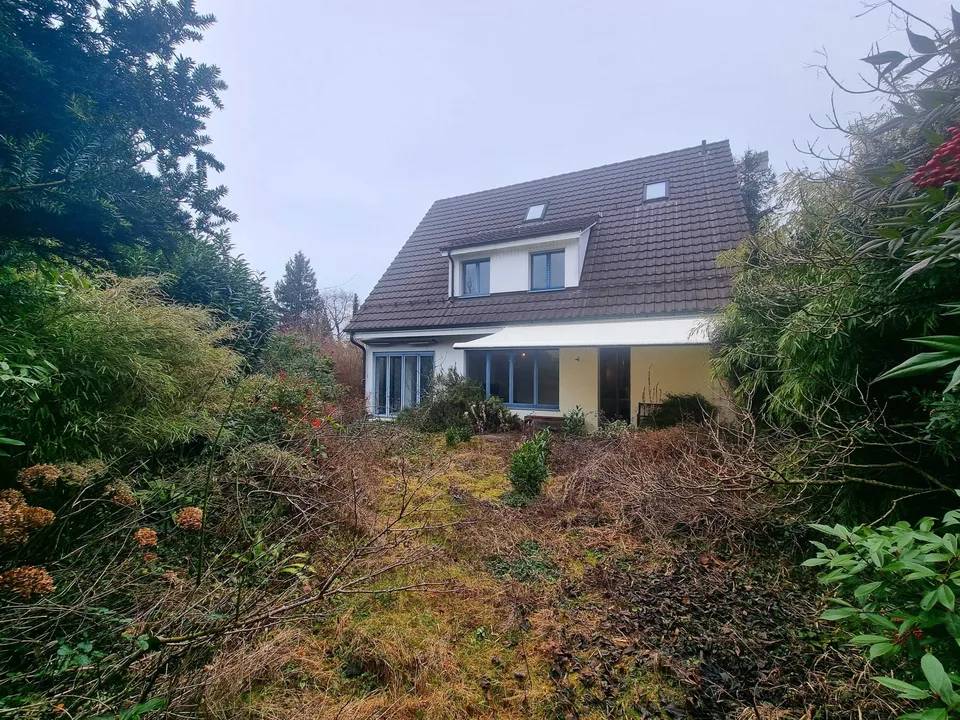 Villa di 10 locali con vista sulla montagna e serra in Riehen in vendita