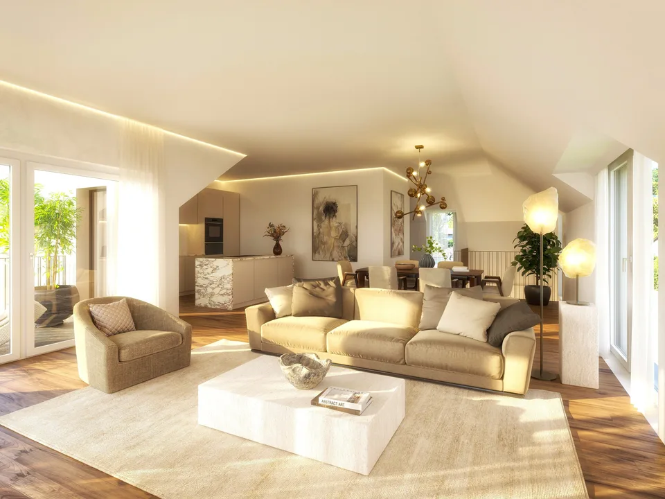 3.5-Zimmer-Penthouse mit Dachterrasse in Biel-Benken kaufen Bezug ab 1.Quartal 2028