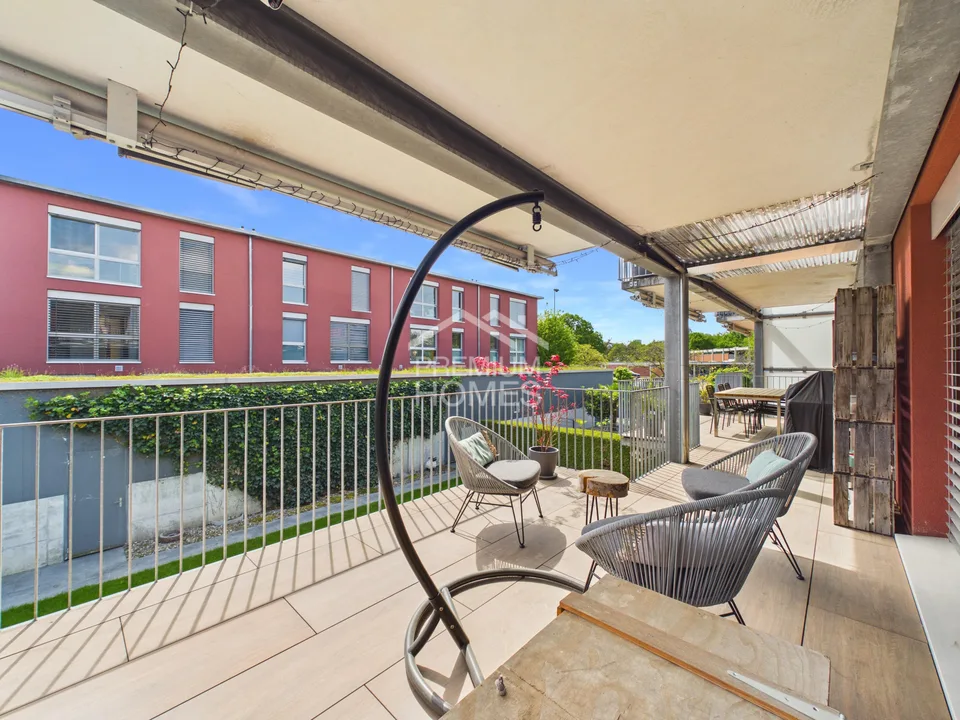 XXL Balcony with Modern Living Feel