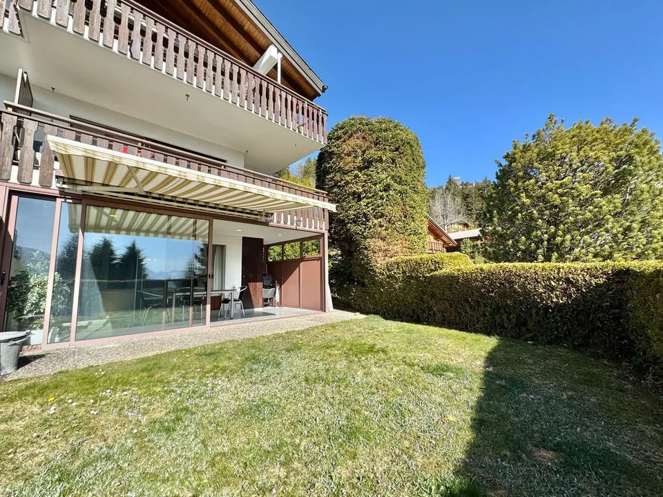 Bel appartement 3.5 pièces en rez-de-jardin prés de l'arrêt de funiculaire de Blûche / Ref. 1007-684