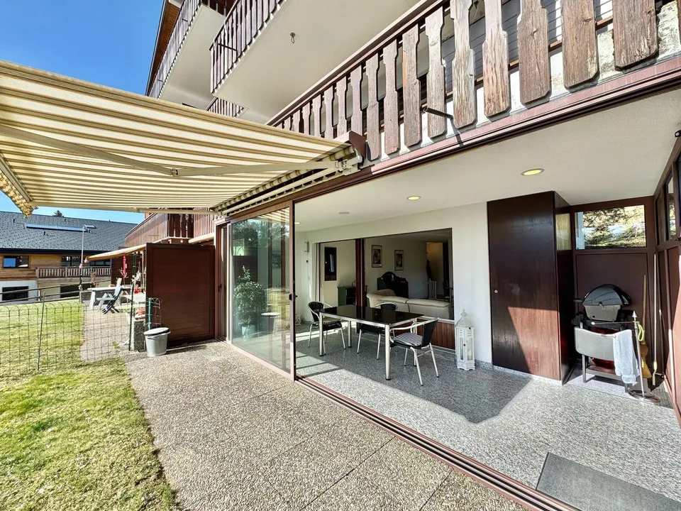 Bel appartement 3.5 pièces en rez-de-jardin prés de l'arrêt de funiculaire de Blûche / Ref. 1007-684