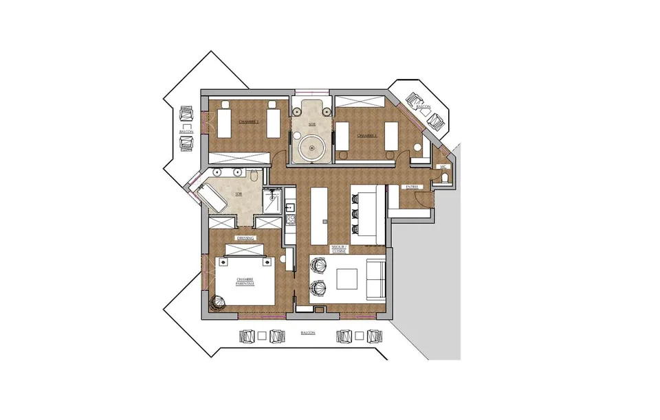 AUSGEZEICHNETES RENOVIERUNGSPROJEKT: 4,5 Zimmer Ski In / Ski Out in Montana
