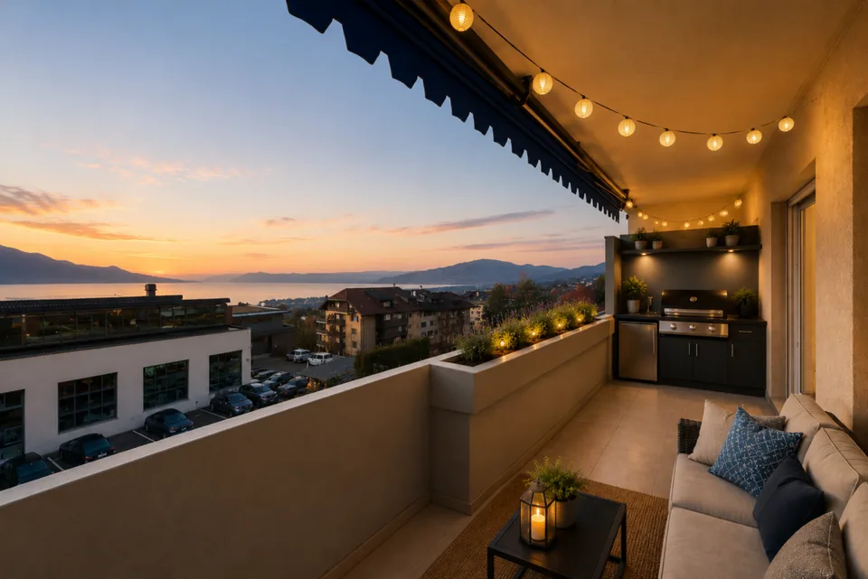 Bel appartement rénové 3.5 pièces avec magnifique vue sur le lac