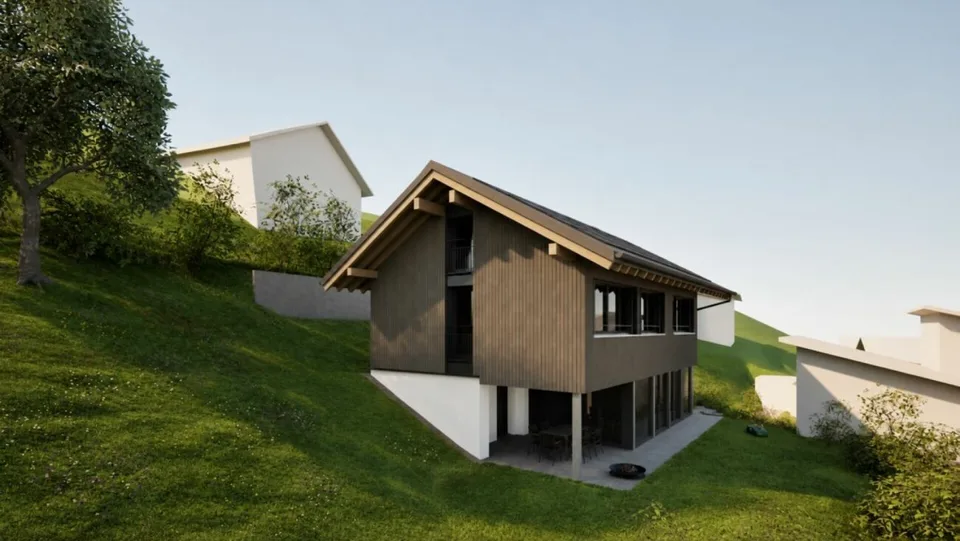 Maison unifamiliale moderne de 4,5 pièces avec caractère