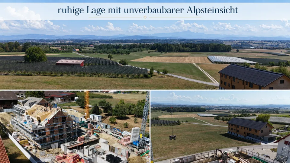 ruhige Lage und unverbaubarer Alpsteinblick - Neubau 3.5-Zi. Dachwo...