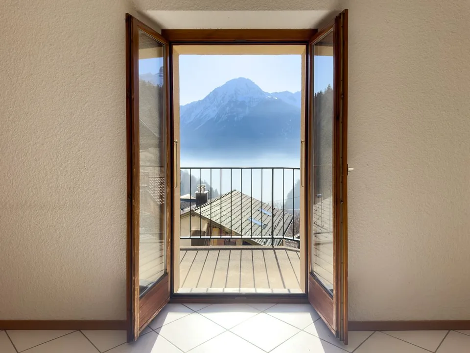 A louer, appartement de 3,5 pièces avec deux balcons.