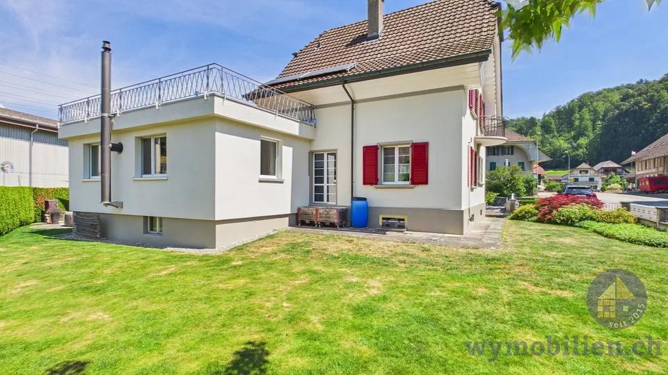 Maison sur grand terrain (1112m2) et garage XXL