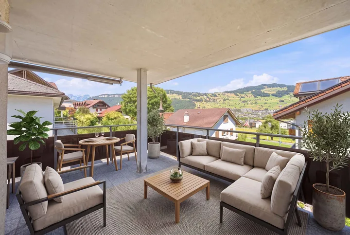 4.5 ROOM APARTMENT WITH A VIEW OF THE BÜRGENSTOCK